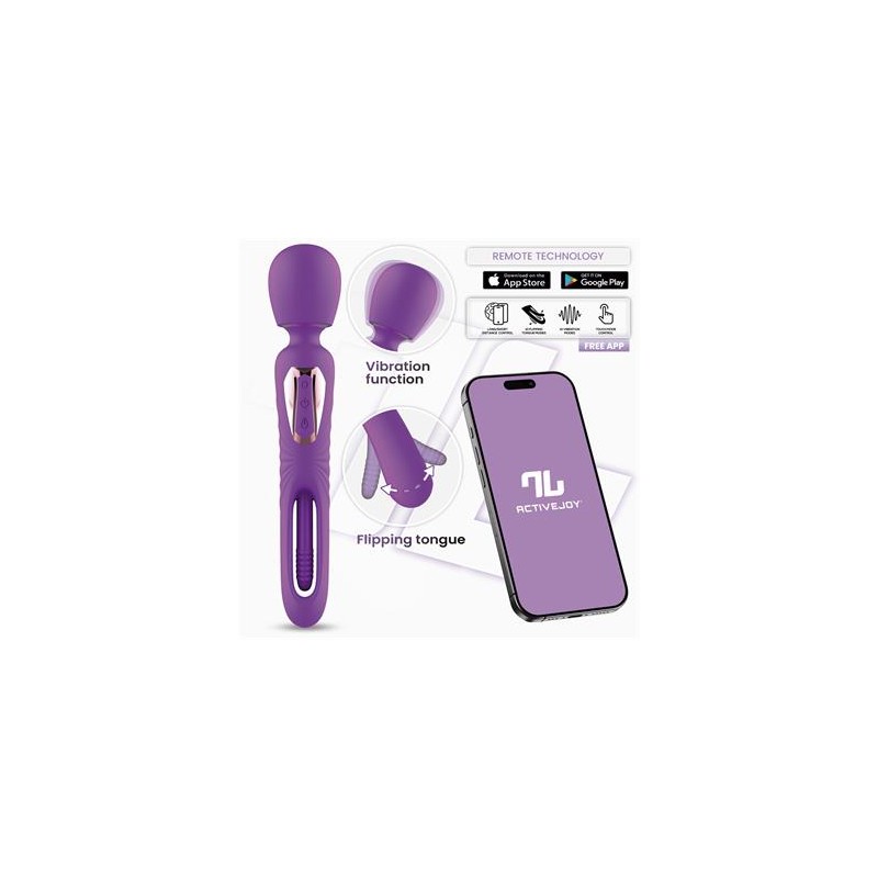 INTOYOU APP SERIES Salma Masajeador con Flipping Tongue y Vibración con App